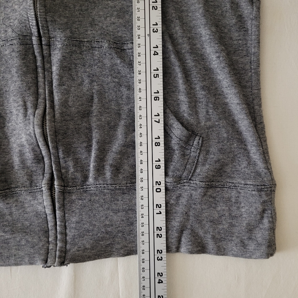 Harley Davidson Womens M Gray Micro‎ Stripe Full Zip Hoodie Grand Canyon Arizona - Picture 8 of 8